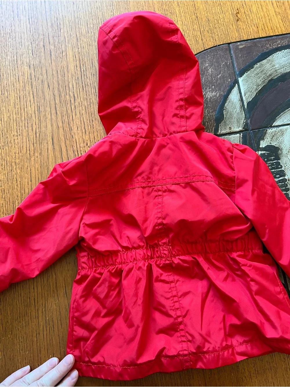 Girls' Red Hooded Jacket Old Navy 12-18 months